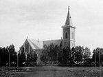[kuva: Nivalan kirkko vuonna 1938]